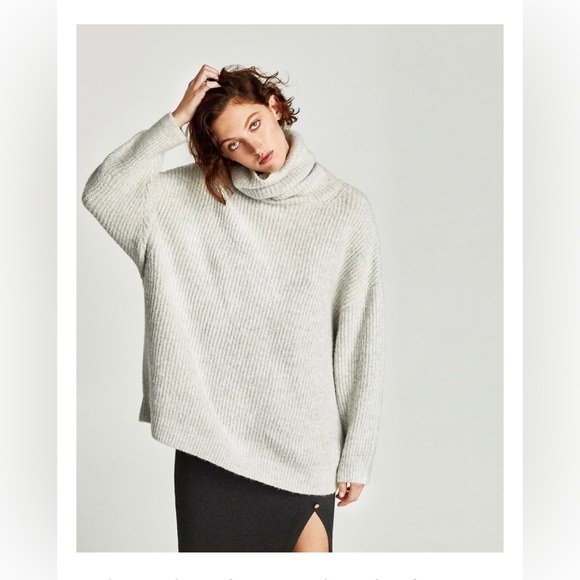 Zara Sweaters - Zara Knit Oversized Rollneck Sweater Size S